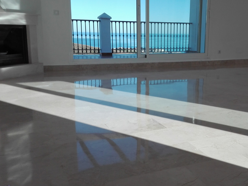 Marble floor polishing services Costa del Sol, Spain
