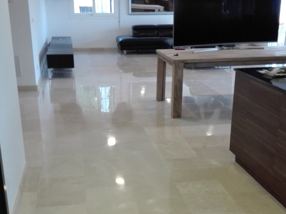 Marble floor polishing services Costa del Sol, Spain