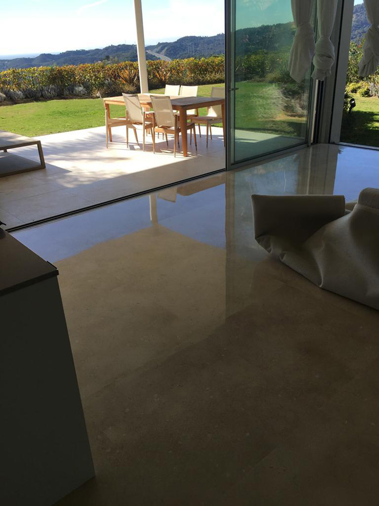 Marble floor polishing Costa del Sol