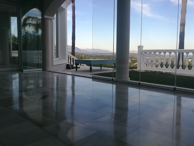 Marble floor polishing Costa del Sol