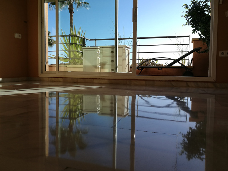 Marble floor polishing Costa del Sol