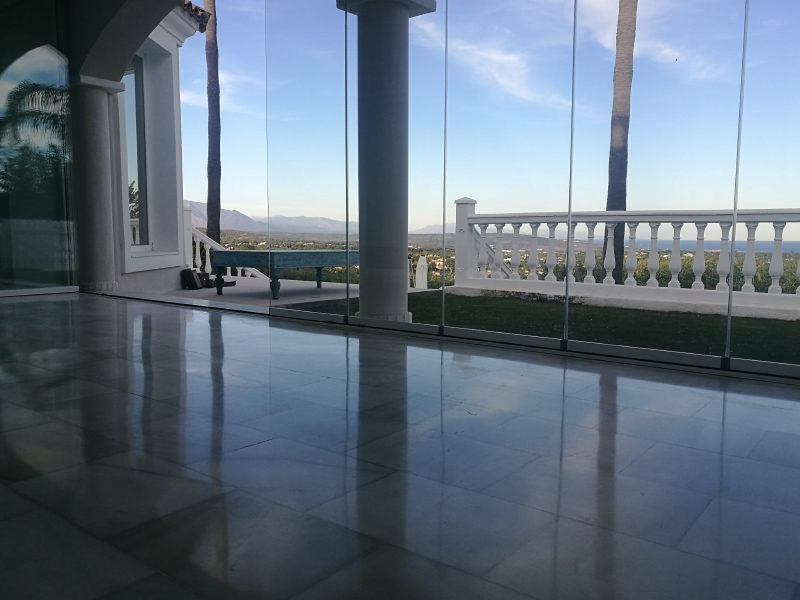 Marble floor polishing Costa del Sol