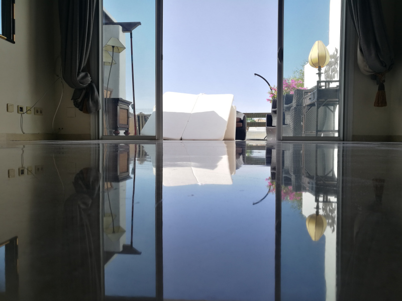 Terracotta patio pressure cleaning Spain