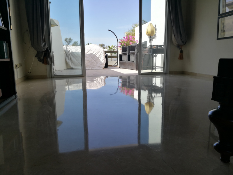 Terracotta patio pressure cleaning Spain